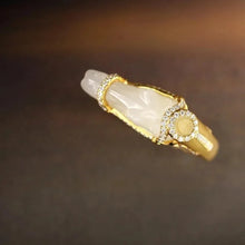 Load image into Gallery viewer, Hot Selling Hetian Jade Horse Head Ring, Lucky Year of Horse Saddle Ring, Elegant Light Luxury Jewelry