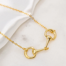 Cargar imagen en el visor de la galería, 925 Silver Snaffle Bit Girl charm Bracelet