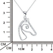 Carregar imagem no visualizador da galeria, 925 silver Horse Head Necklace