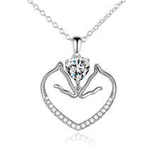 Load image into Gallery viewer, 925 Silver Double Horse Necklace