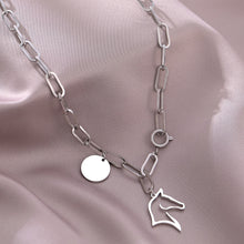Lataa kuva Galleria-katseluun, Horsehead Gothic Aesthetic Necklace