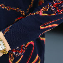 Load image into Gallery viewer, O-Neck horse printing Sweater