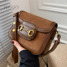 Load image into Gallery viewer, Saddle shape Shoulder Cross body Bag