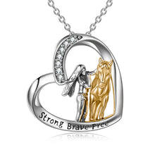 Carregar imagem no visualizador da galeria, Strong Brave Free Silver Necklace
