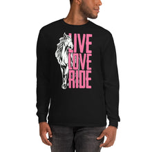 Load image into Gallery viewer, live love ride Long Sleeve Shirt