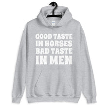 Load image into Gallery viewer, Bad taste in MEN Unisex Hoodie - HorseObox