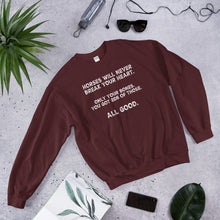 Load image into Gallery viewer, Horses never break your Heart Sweatshirt