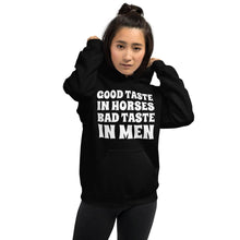 Load image into Gallery viewer, Bad taste in MEN Unisex Hoodie - HorseObox