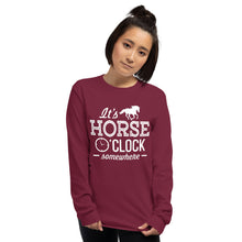 Load image into Gallery viewer, Horse O'clock Long Sleeve Shirt