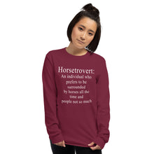 Load image into Gallery viewer, Horsetrovert Long Sleeve Shirt