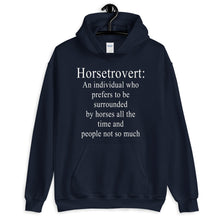 Load image into Gallery viewer, Horsetrovert Unisex Hoodie