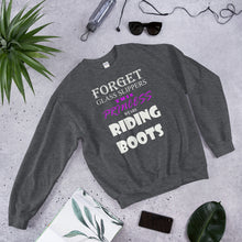 Load image into Gallery viewer, This princess wears BOOTS Unisex Sweatshirt