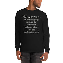 Load image into Gallery viewer, Horsetrovert Long Sleeve Shirt