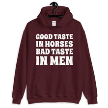 Load image into Gallery viewer, Bad taste in MEN Unisex Hoodie - HorseObox