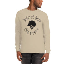 Load image into Gallery viewer, Helmet hair , Don't care Long Sleeve Shirt - HorseObox