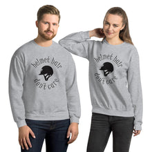 Load image into Gallery viewer, Helmet hair , Don't care Unisex Sweatshirt - HorseObox