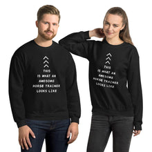 Load image into Gallery viewer, An awesome Horse Trainer sweatshirt - HorseObox