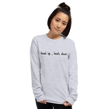 Load image into Gallery viewer, Head up , Heels down Long Sleeve Shirt - HorseObox