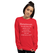 Load image into Gallery viewer, Horsetrovert Long Sleeve Shirt