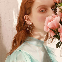 Load image into Gallery viewer, Abstract Horse Head Imitation Pearl Eaarings - HorseObox