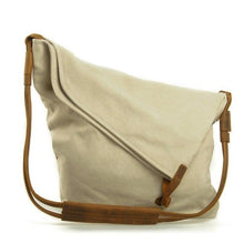 Load image into Gallery viewer, Canvas Leather Vintage Shoulder Bag - HorseObox