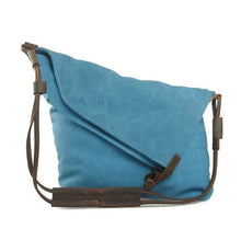 Load image into Gallery viewer, Canvas Leather Vintage Shoulder Bag - HorseObox