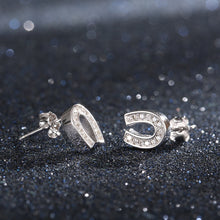 Load image into Gallery viewer, Horseshoe U Shape Hook Earrings