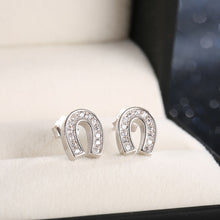 Load image into Gallery viewer, Horseshoe U Shape Hook Earrings