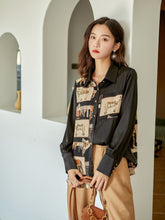 Load image into Gallery viewer, Horse Print Women Blouse