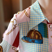 Load image into Gallery viewer, chian horse printing shirt