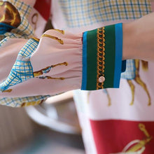 Load image into Gallery viewer, chian horse printing shirt