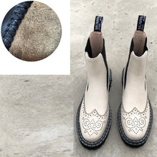 Load image into Gallery viewer, Leather Brock Black/Red Boot