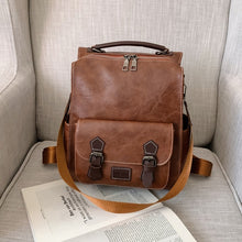 Load image into Gallery viewer, PU Leather Backpack