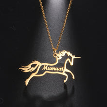 Load image into Gallery viewer, Unicorn Personalized Necklace