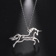 Load image into Gallery viewer, Unicorn Personalized Necklace