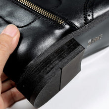 Load image into Gallery viewer, Leather Chelsea Short Boots