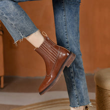 Load image into Gallery viewer, Split Leather Chelsea Boots