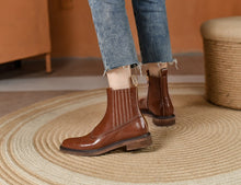Load image into Gallery viewer, Split Leather Chelsea Boots