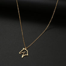 Load image into Gallery viewer, Cute Outline Horse Necklace