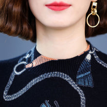 Carregar imagem no visualizador da galeria, Suéter casual com estampa de cavalo