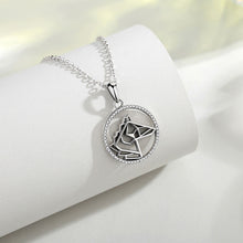 Cargar imagen en el visor de la galería, Collar de caballo de plata de ley 925