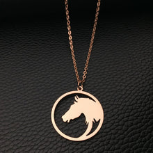 Load image into Gallery viewer, Custom Name Horse Necklace