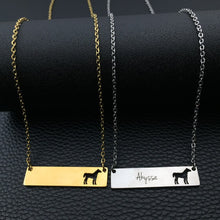 Load image into Gallery viewer, Personalized Horse Charm Necklace