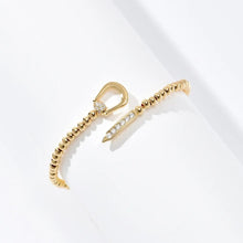 Carregar imagem no visualizador da galeria, pulseira de gancho cruzado em ferradura
