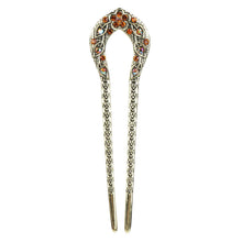 Carregar imagem no visualizador da galeria, Vintage horseshoe Shaped Crystal Hair Pins
