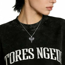 Load image into Gallery viewer, 925 Sterling Silver Celtic Horse Girl Pendant Goddess Trinity Knot Necklace
