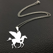 Load image into Gallery viewer, Personalized Angel Horse necklace
