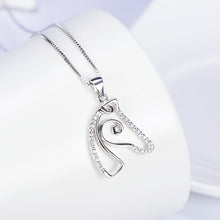 Load image into Gallery viewer, 925 silver Horse Head Necklace
