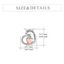 Carica l'immagine nel visualizzatore di Gallery, S925 Sterling Silver Heart Horse Necklace
