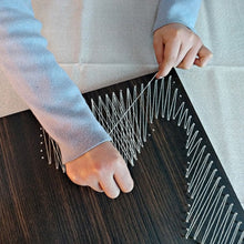 Load image into Gallery viewer, Handmade Horse Pattern String Silk Painting Wall Art
